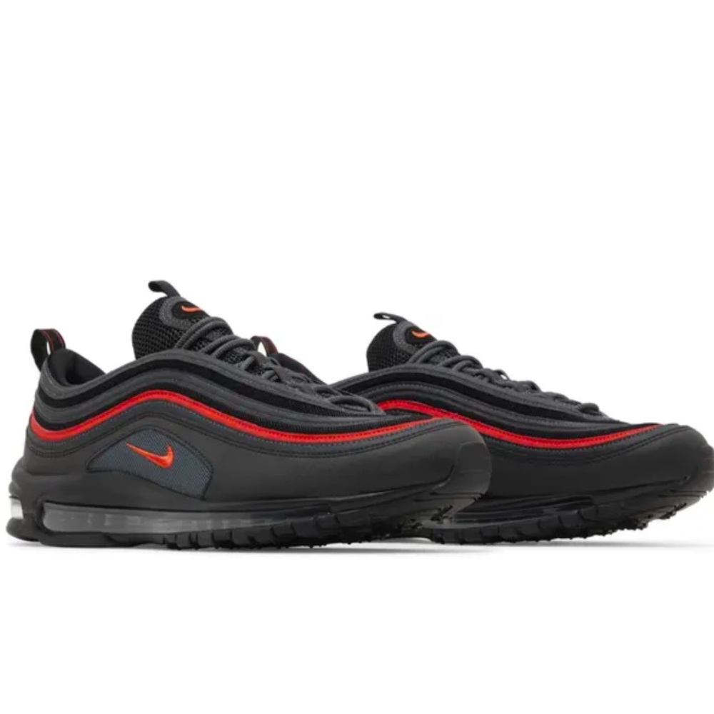 Nike Air Max 97 Black and Red Men's Shoes